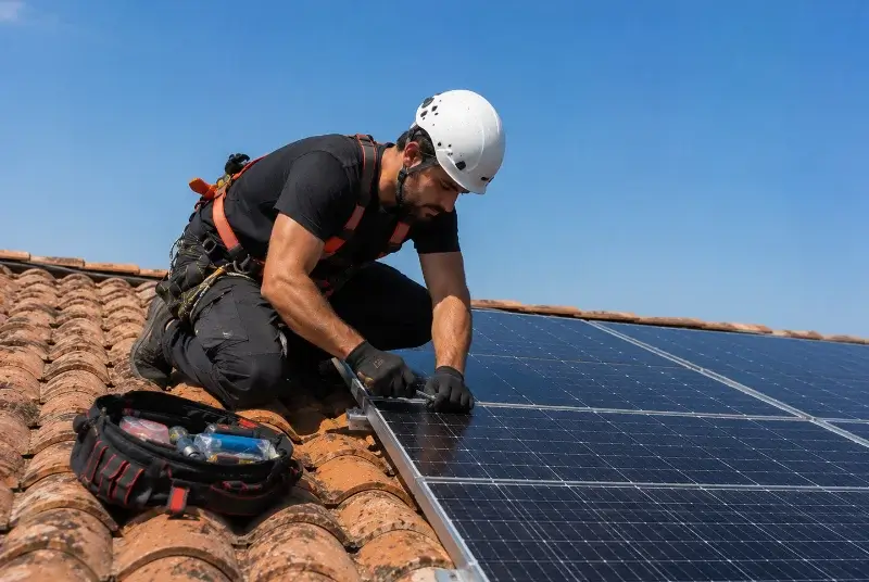 Maintenance et monitoring de panneaux solaires à Villereversure
