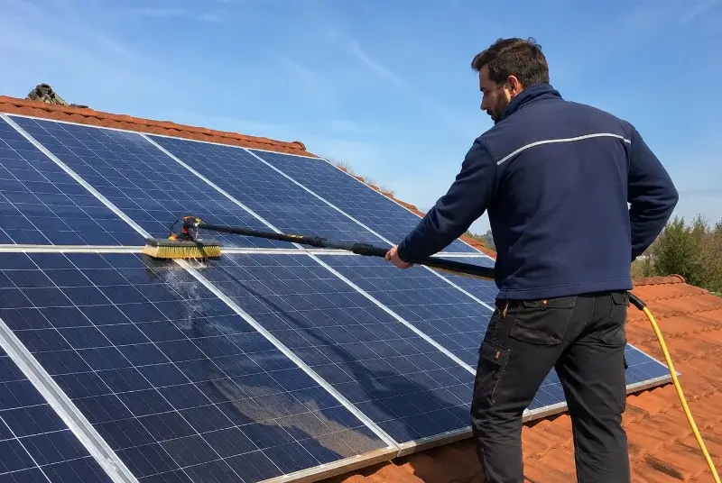 Nettoyage et entretien de panneaux solaires à Villereversure